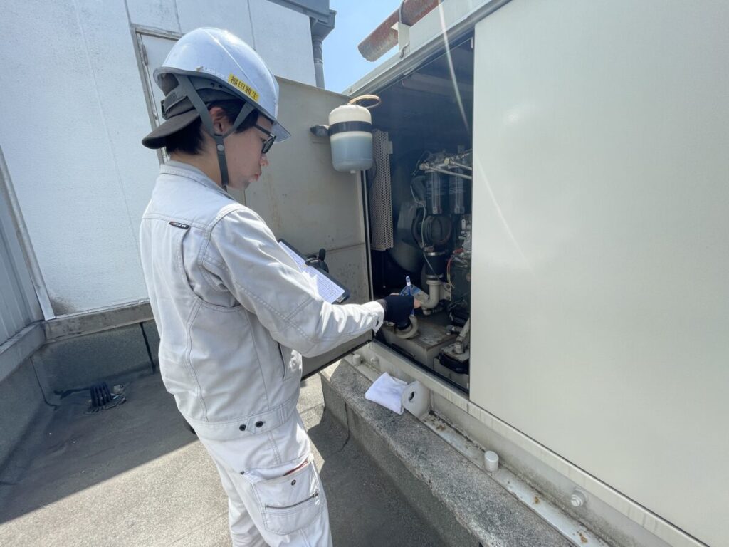 非常用発電機 点検